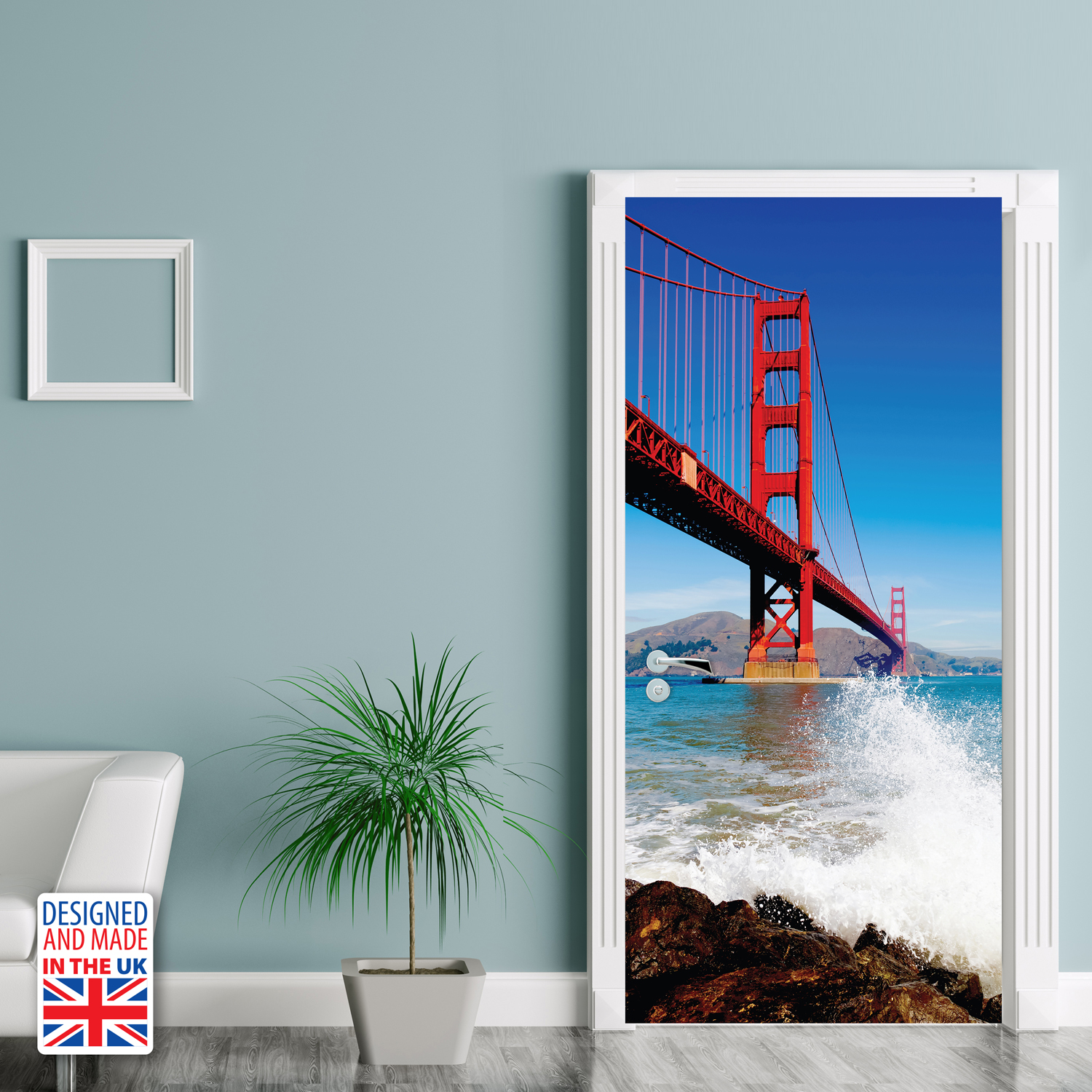 Golden Gate Bridge Door Mural – Walplus